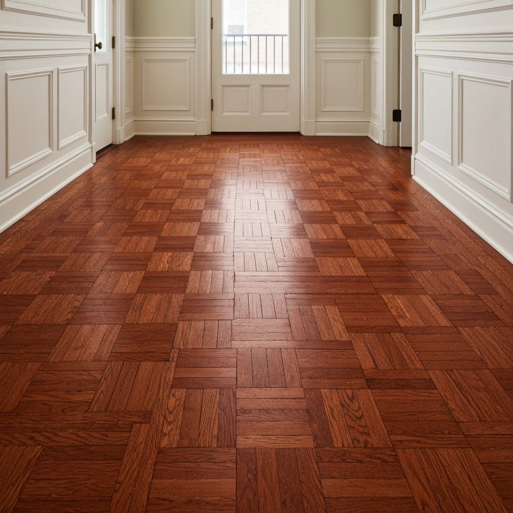 Refinished parquet floor Toronto